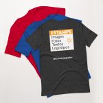 Camiseta Personalizada 100% Poliéster Básica – Estampa Exclusiva | Uniforme, Evento ou Uso Pessoal